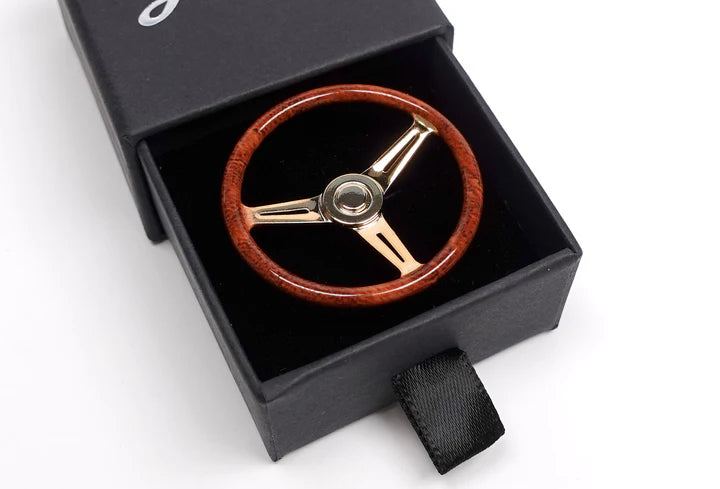 Jevries Nardi style 1/10 Scale Steering Wheel Gold